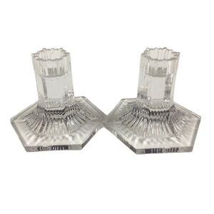 TIFFANY & CO. Louis Comfort Tiffany Collection 1992 Candlestick Candle Holders 2